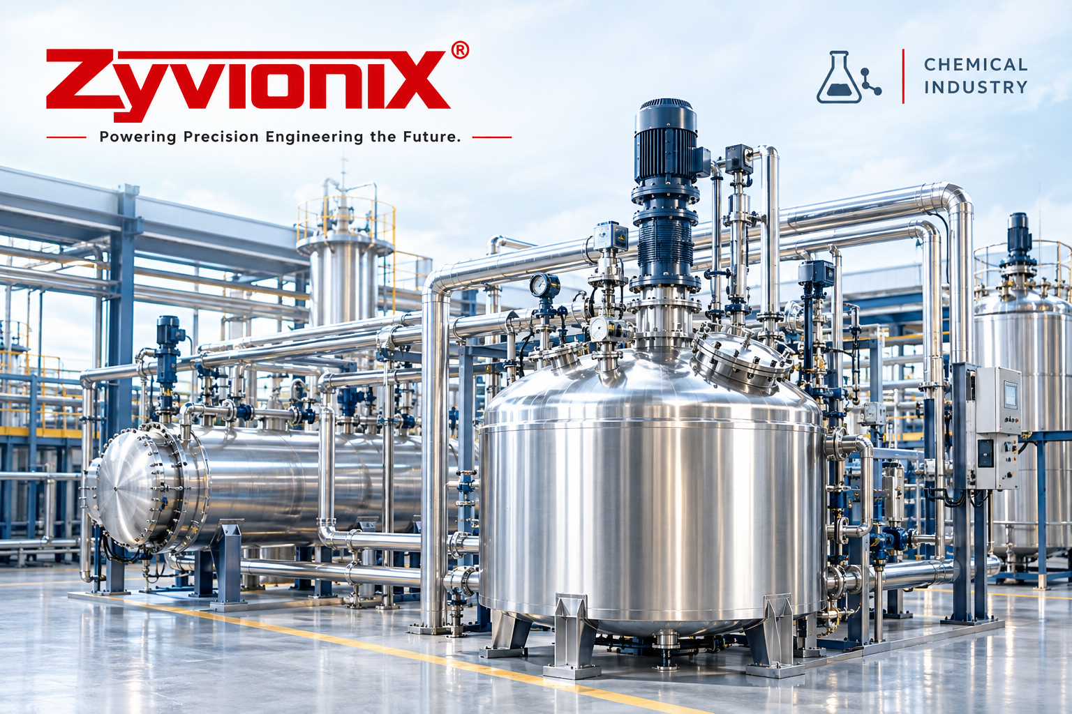 Zyvionix industrial chemical processing equipment